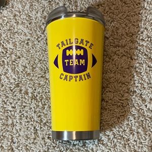 Minnesota Vikings caribou coffee 16 ounce tailgate team captain mug cup travel